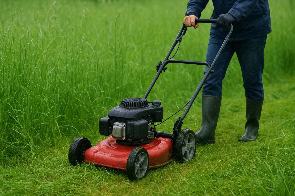 How to mow tall, wet grass: tips and pro methods