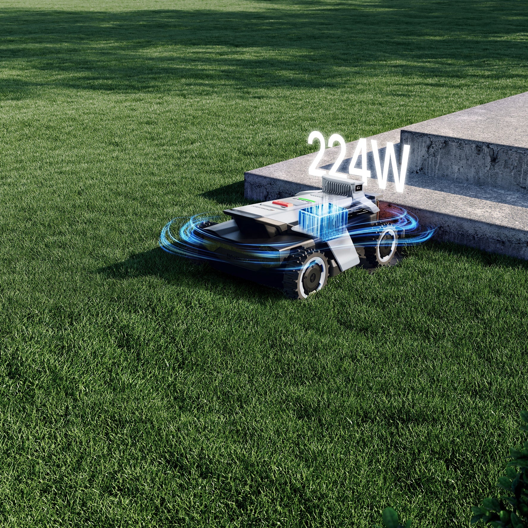 <p>224W charging reduces downtime, delivering up to 900 m² per charge with a ≤ 75 minutes recharge.⁴</p>