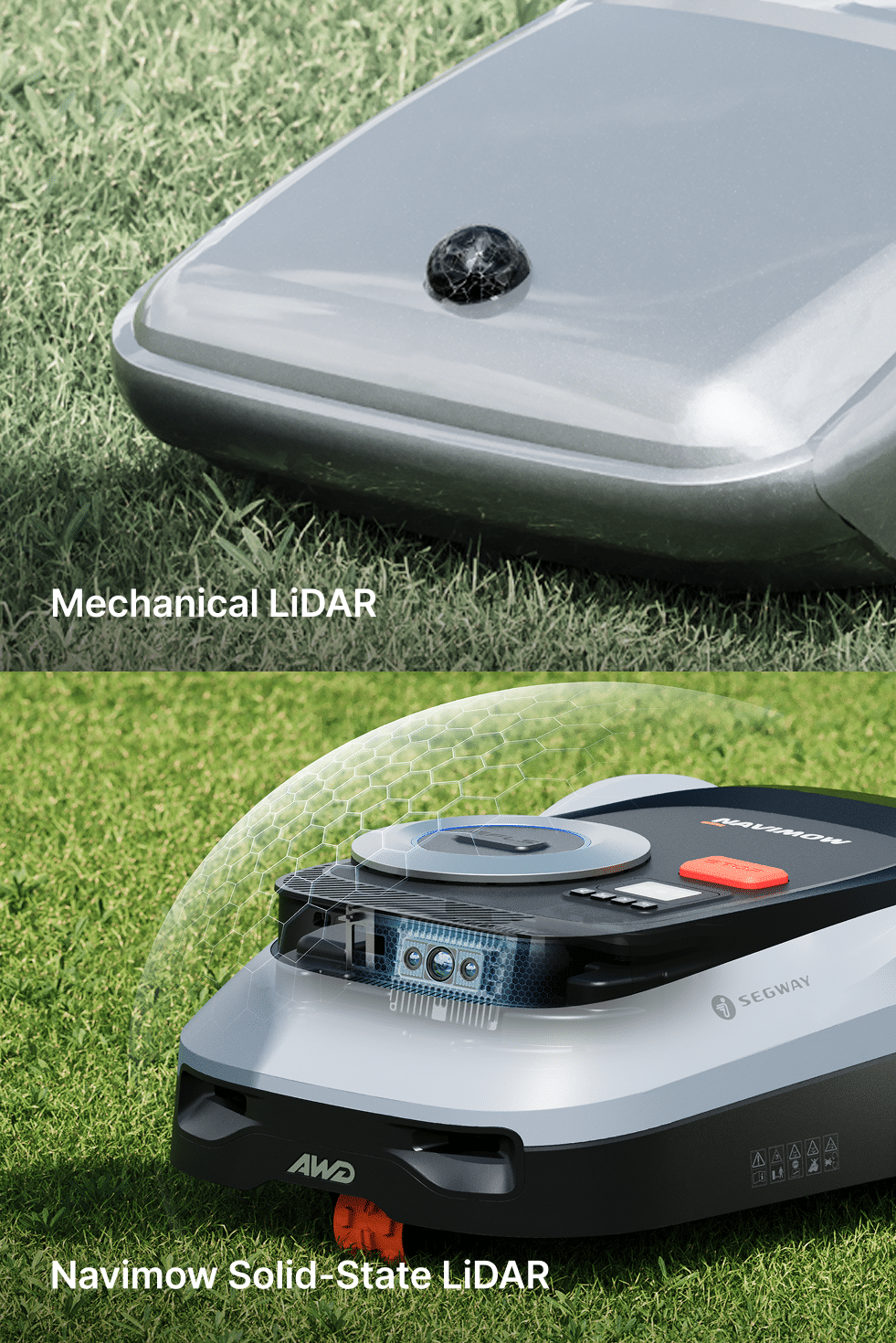 Segway Navimow AWD robot lawn mower