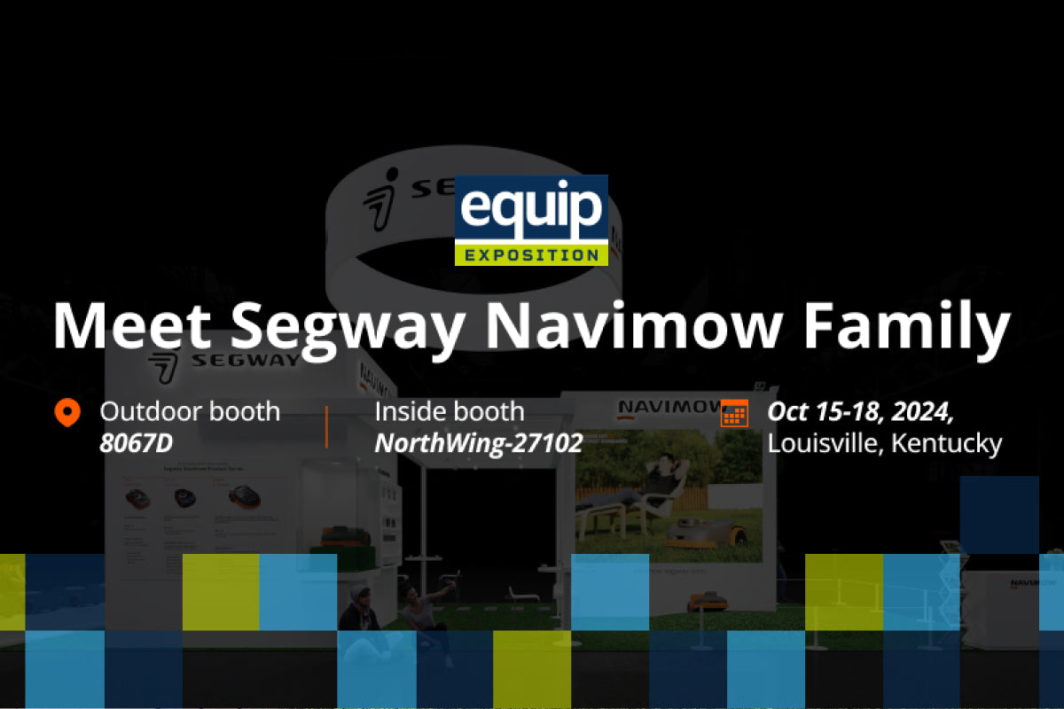 Segway Navimow Debuts X3 Series Robotic Mower at Equip EXPO, Oct.15-18