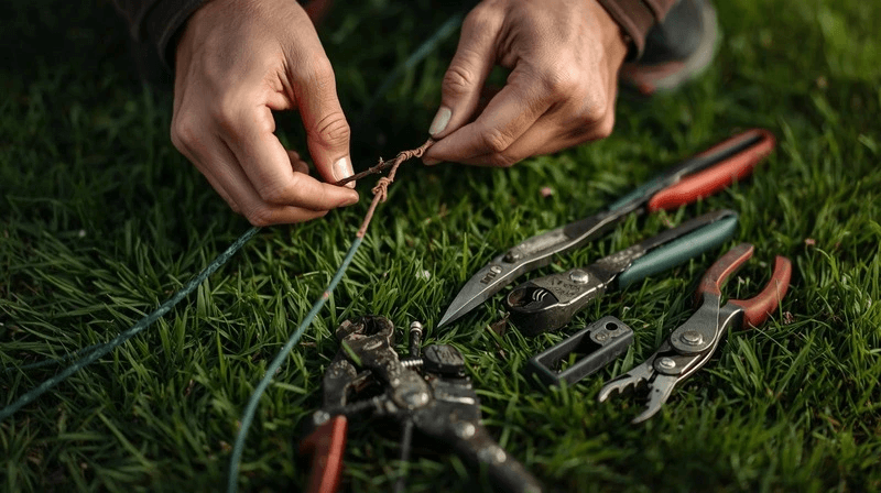 Mähroboter Kabelbruch finden