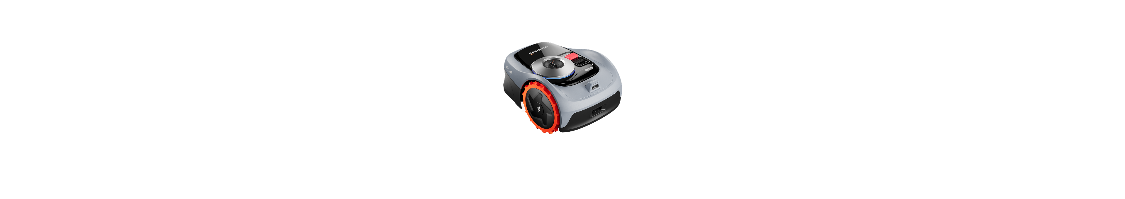 Navimow i105E robot lawn mower on a plain white background.