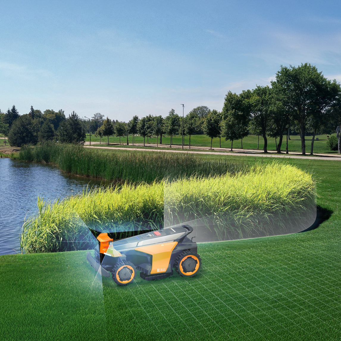 ワイナロマ Navimow Terranox Commercial Robot Mower | 6 Acres, 84% Slopes