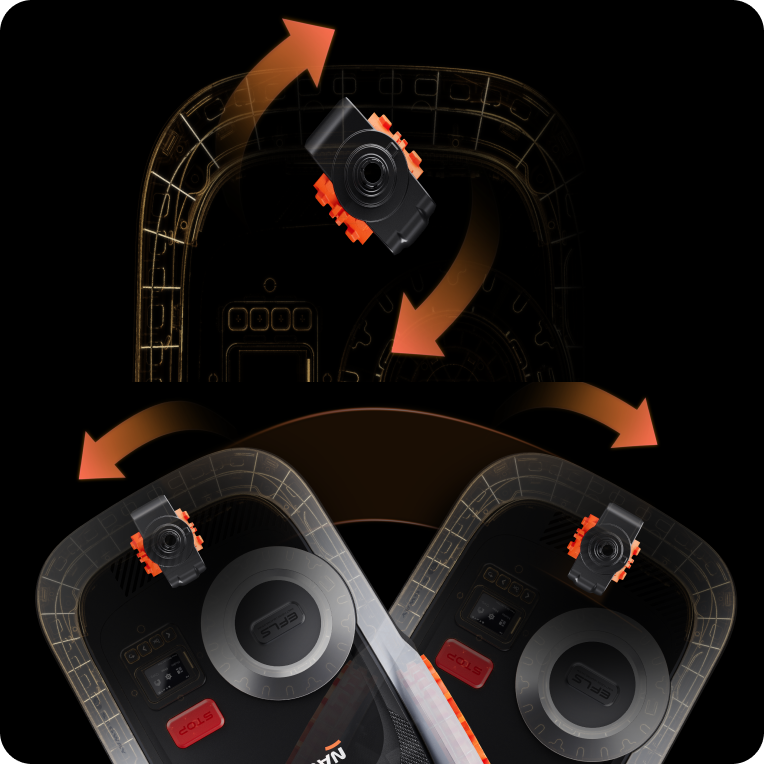 Segway Navimow i series robot lawn mower has rotating camera.