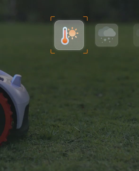 Load video: &lt;p&gt;Actively monitors real-time weather forecasts to ensure mowing happens under optimal conditions. Upon detecting significant weather changes, it automatically pauses mowing and returns to the charging dock, protecting lawns from wet grass damage and encouraging healthier, scientifically managed care.&lt;/p&gt;